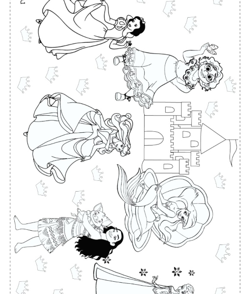 Coloring page - Jogos de princesas